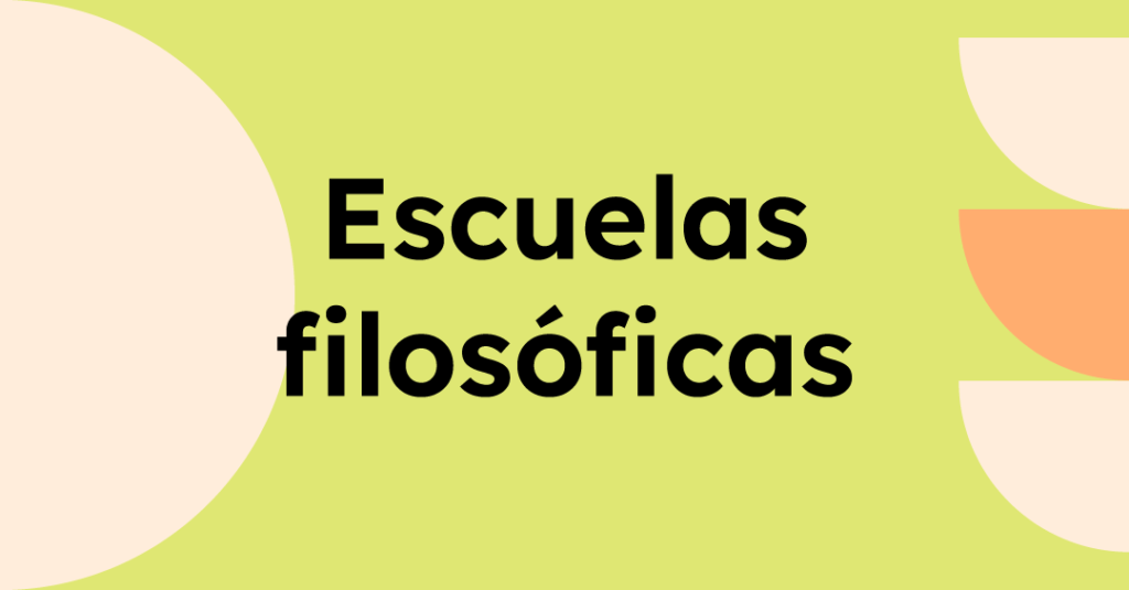 escuelas filosóficas