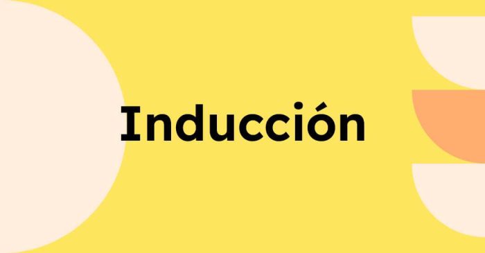 inducción